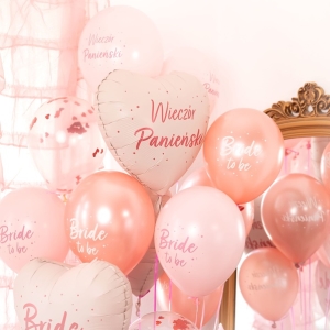 Balnky latexov Bride to be rosegold 30 cm 6 ks