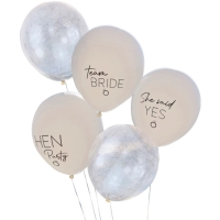 Balniky latexov Hen Party 30 cm, 5 ks