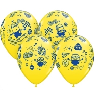 Balniky latexov Mimoni Zloduch prichdza 30 cm, 6 ks