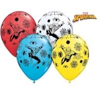 Balóniky latexové Spiderman mix farieb 28 cm 25 ks