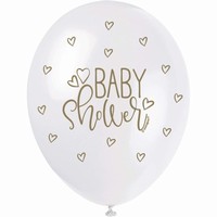 Balniky latexov "Baby shower" 30 cm, 5 ks