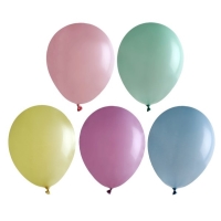 Balóniky latexové, pastelové, mix farieb 30 cm 10 ks