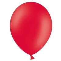 Balóniky latexové červené 30 cm, 50 ks