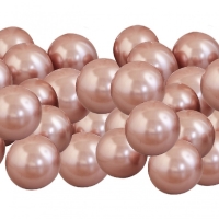 Balniky latexov chrmov Rose Gold 13 cm, 40 ks
