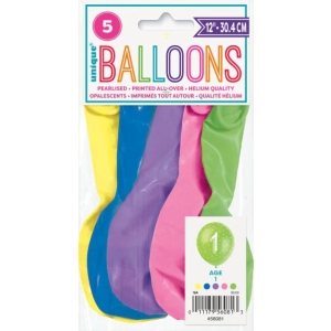 Balnky latexov . 1 s hvzdikami 30 cm 5 ks