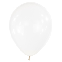 Balniky latexov dekoratrske Crystal Clear 35 cm, 50 ks