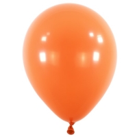 Balóniky latexové dekoratérske Crystal oranžové 27,5 cm 50 ks