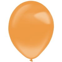 Balóniky latexové dekoratérske Crystal oranžové 35 cm 50 ks