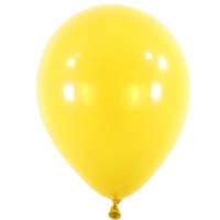 Balóniky latexové dekoratérske Crystal žlté 27,5 cm 50 ks
