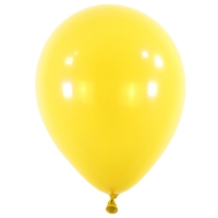 Balóniky latexové dekoratérske Crystal žlté 35 cm, 50 ks