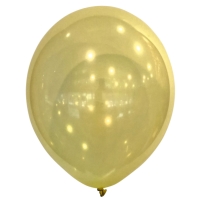 Balóniky latexové dekoratérske Droplets žlté 13 cm, 100 ks