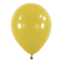 Balóniky latexové dekoratérske Fashion Mustard 35 cm 50 ks