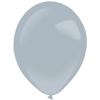 Balóniky latexové dekoratérske Fashion šedé 35 cm, 50 ks