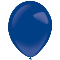 Balniky latexov dekoratrske Fashion tmavo modr 27,5 cm (50 ks)