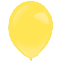 Balóniky latexové dekoratérske Fashion žlté 27,5 cm (50 ks)