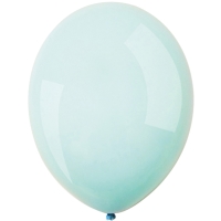 Balniky latexov dekoratrske Macaron svetlo modr 27,5 cm (50 ks)
