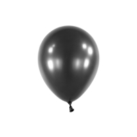 Balóniky latexové dekoratérske Pearl čierne 12 cm, 100 ks