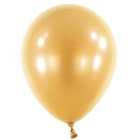 Balóniky latexové dekoratérske Pearl zlaté 35 cm, 50 ks