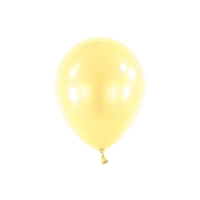 Balóniky latexové dekoratérske Pearl žlté 12 cm, 100 ks