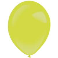 Balniky latexov dekoratrske metalick kivi zelen 27,5 cm (50 ks)