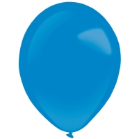 Balóniky latexové dekoratérske metalické modré 27,5 cm (50 ks)