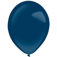 Balniky latexov dekoratrske metalick nmorncky modr 27,5 cm (50 ks)
