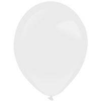 Balniky latexov dekoratrske pastelov biele 27,5 cm 50 ks