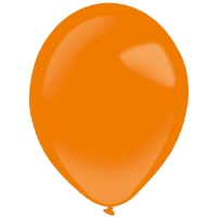 Balóniky latexové dekoratérske pastelové oranžové 27,5 cm 50 ks