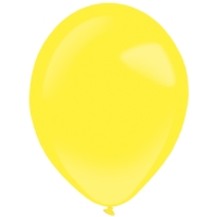 Balóniky latexové dekoratérske pastelové žlté 27,5 cm 50 ks