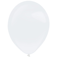 Balóniky latexové dekoratérske perleťové biele 27,5 cm (50 ks)
