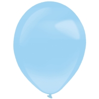 Balniky latexov dekoratrske perleov pastelovo modr 27,5 cm (50 ks)