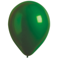 Balniky latexov dekoratrske satnov smaragdov 27,5 cm (50 ks)
