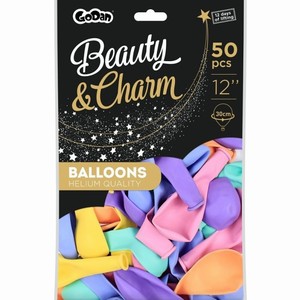 BALNKY Beauty Charm Makronky mix barev 30cm 50ks