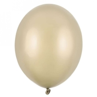 Balnky latexov metalick studen zlat 27 cm 100 ks