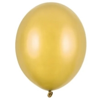 Balniky latexov metalick zlat 23 cm 1 ks
