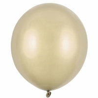 Balnky latexov metalick zlat 43 cm 25 ks