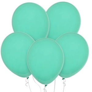 Balnky latexov pastelov matn zelen 28cm 100ks