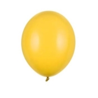Balnky latexov pastelov medov lut 12 cm 100 ks