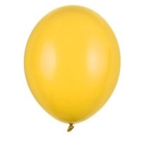 Balnky latexov pastelov medov lut - 23 cm 100 ks