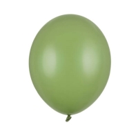 Balóniky latexové pastelové rozmarínovo zelené 12 cm 100 ks
