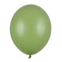 Balóniky latexové pastelové rozmarínovo zelené 23 cm 100 ks