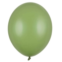 Balóniky latexové pastelové rozmarínovo zelené 27 cm 100 ks