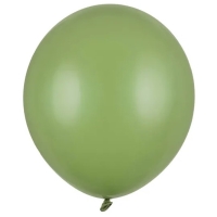 Balnky latexov pastelov rozmarnov zelen 43 cm 25 ks