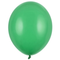 Balniky latexov pastelov smaragdovo zelen 23 cm 100 ks