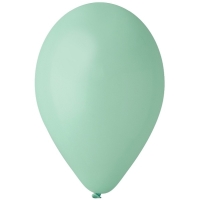 Balnky latexov pastelov tyrkysovo-zelen 28cm 100ks