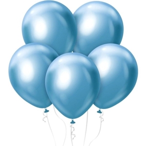 Bal�nky latexov� Beauty Charm platinov� modr� 30 cm 50 ks