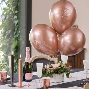 Balonky chromov rose gold 60