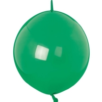 Balniky latexov spojovacie dekoratrske Crystal zelen 15 cm, 100 ks