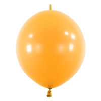 Balóniky latexové spojovacie dekoratérske Fashion oranžové 30 cm, 50 ks