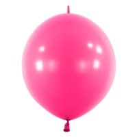 Balóniky latexové spojovacie dekoratérske Fashion tmavo ružové 30 cm, 50 ks